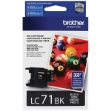 Picture of Brother LC71BK Black Ink Cartridge (300 Yield)